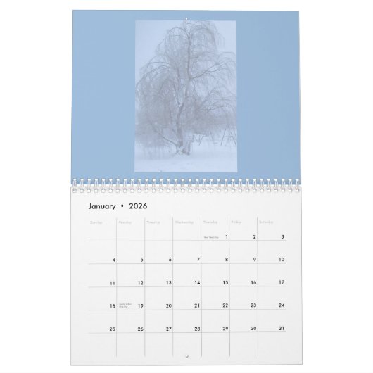 Sky Shots - 12-maands kalender (Jan 2026)