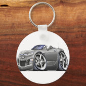 Sky Silver Car Sleutelhanger (Voorkant)