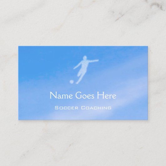"Sky" Soccer Coaching Visitekaartjes (Voorkant)
