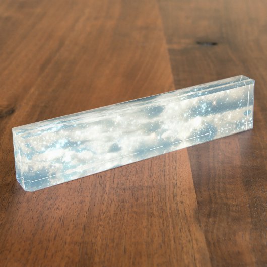 Sky Sparkles Naambordje (Zijkant)