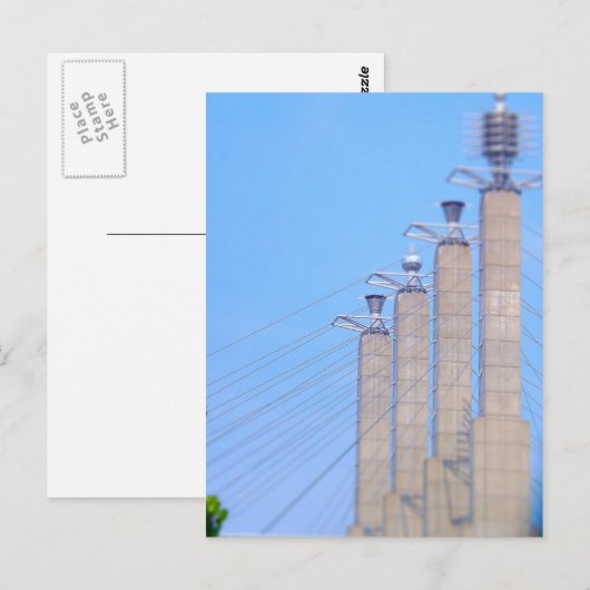 Sky Stations Pylon Petten Briefkaart (Voorkant / Achterkant)