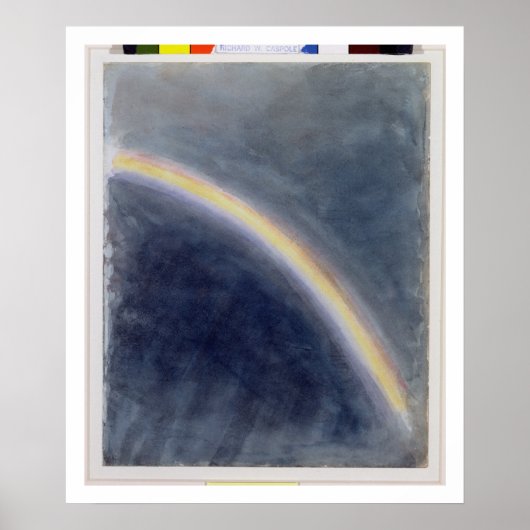 Sky Study with Rainbow, 1827 Poster (Voorkant)