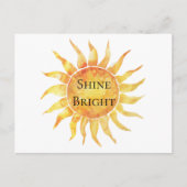 Sky Sun Shine Bright Briefkaart (Voorkant)