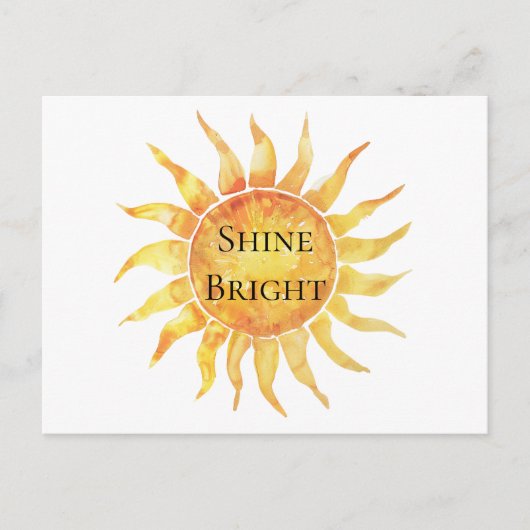 Sky Sun Shine Bright Briefkaart (Voorkant)