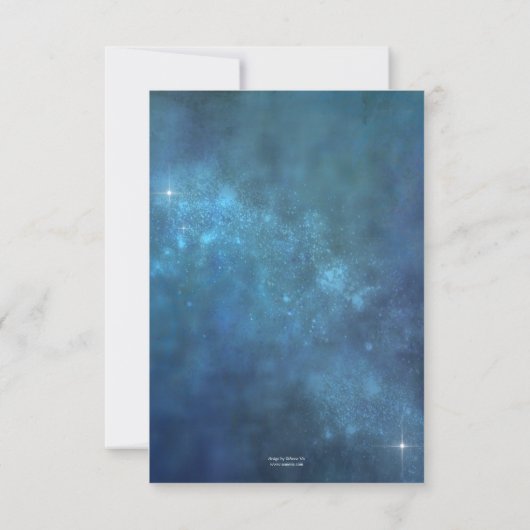 Sky Sympathie Funeral Foto bedankt (Achterkant)