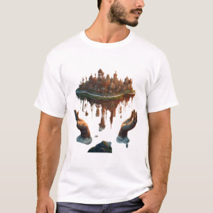 🎹 Sky Symphony   Drijvende Pianowereld in de clou T-shirt