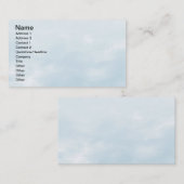 Sky Texture - blauw Visitekaartje (Voorkant / Achterkant)