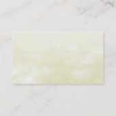Sky Texture - Light Yellow Visitekaartje (Achterkant)
