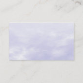 Sky Texture - Paars blauw Visitekaartje (Achterkant)