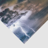 Sky Thunderstorm Clouds-witboek Tissuepapier (Detail)