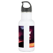 Sky Thunderstorm Mountains Waterfles (Achterkant)