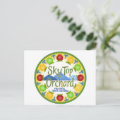 Sky Top Orchard Briefkaart (Staand voorkant)