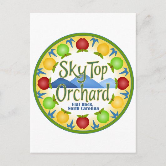 Sky Top Orchard Briefkaart (Voorkant)