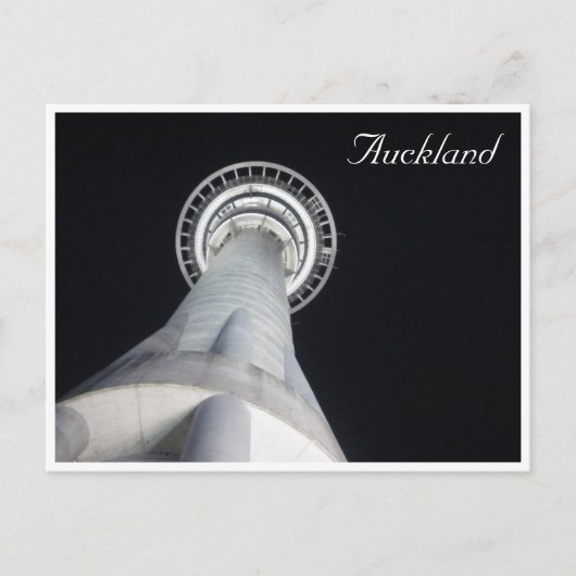 sky tower auckland nz briefkaart (Voorkant)