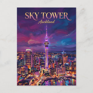 Sky Tower Nieuw-Zeeland Briefkaart