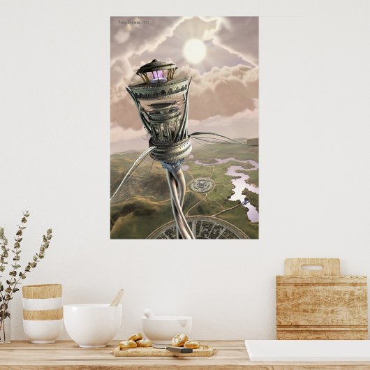 Sky Tower Poster (Keuken)