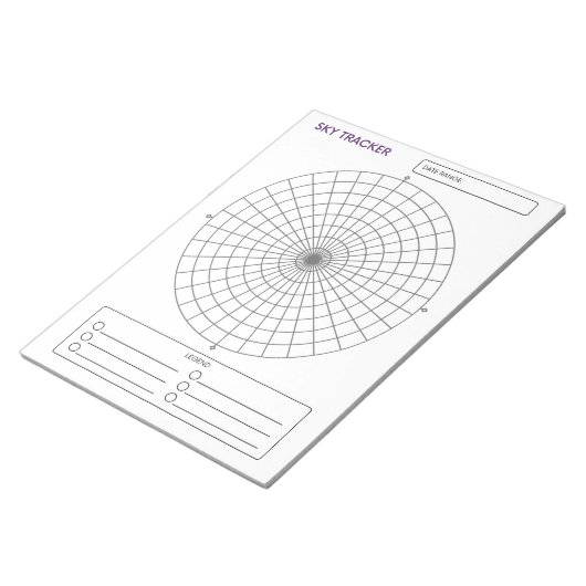 Sky Tracker Notitieblok (Schuin)