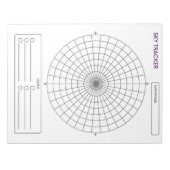 Sky Tracker Notitieblok (Voorkant)