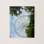 Sky Uitzicht Ferris Wheel Georgia Jigzaag Puzzle Legpuzzel (Verticaal)