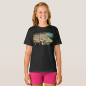  Sky Uitzicht van het centrum van Miami, Florida M T-shirt (Voorkant volledig)