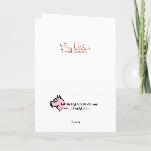 Sky Uterus Kaart (Achterkant)