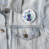 Sky Violins Ronde Button 5,7 Cm (In situ)