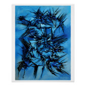 "Sky vs Philosophy", glanzend Poster (Voorkant)