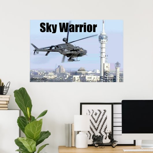 Sky Warrior Poster (Thuiskantoor)