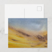 Sky watercolor painting  briefkaart (Voorkant / Achterkant)