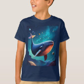 Sky Whale Adventure T-shirt (Voorkant)