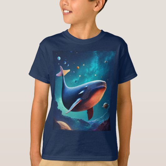 Sky Whale Adventure T-shirt (Voorkant)