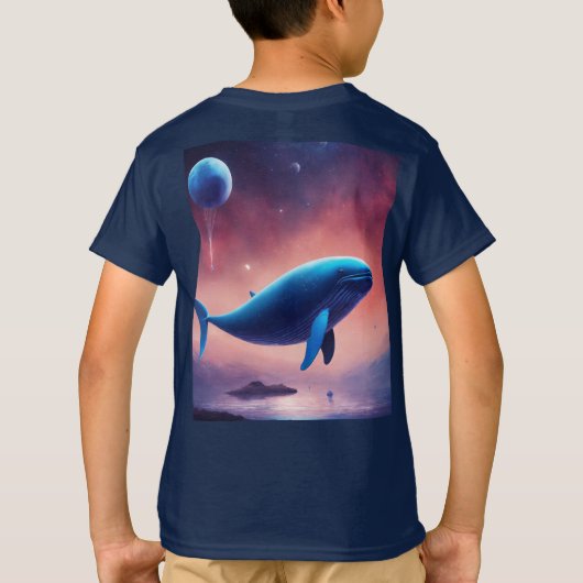 Sky Whale Adventure T-shirt (Achterkant)