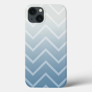 Sky White Chevron Case-Mate iPhone Case