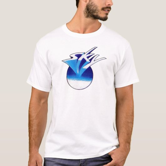 Sky (wit en donker) t-shirt (Voorkant)