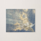 Sky Wolken Engel kijken naar beneden Legpuzzel (Horizontaal)