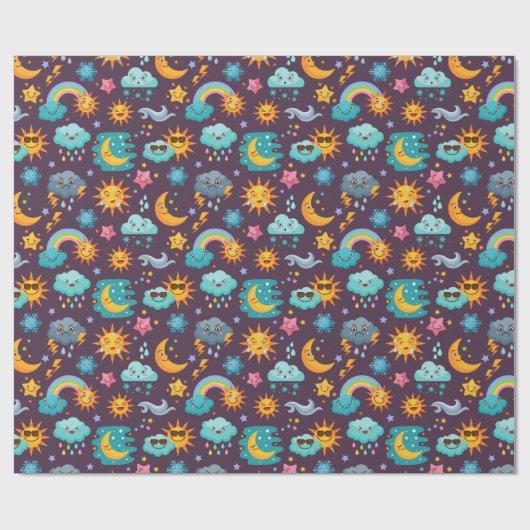 Sky Wrapping Paper Cadeaupapier (Vlak)