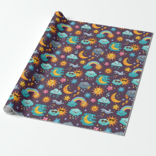 Sky Wrapping Paper Cadeaupapier