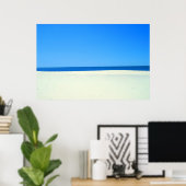 Sky, Zee en zand Poster (Thuiskantoor)