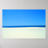 Sky, Zee en zand Poster (Voorkant)