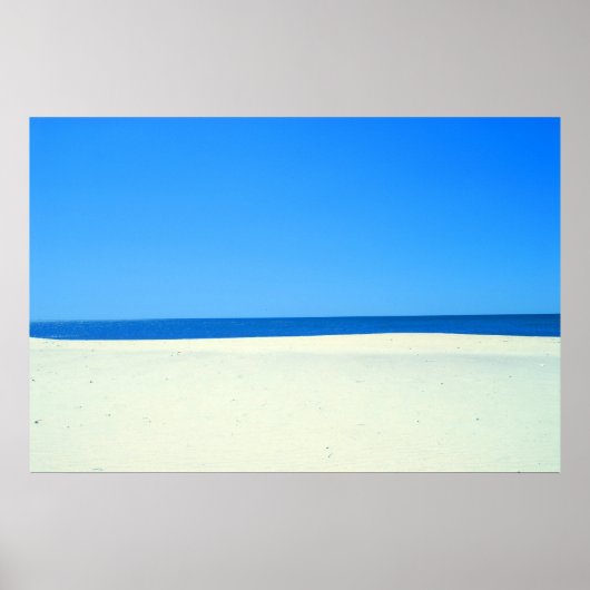 Sky, Zee en zand Poster (Voorkant)