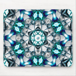 Sky zilver ziet eruit als geborsteld zandblaststaa muismat