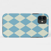 Skyblue en Mint Arglye iPhone 5 Hoesje (Achterkant (horizontaal))