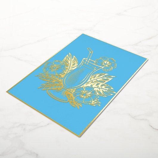 SkyBlue Luxe Gold Cocktail Party Menu (Gedraaid)