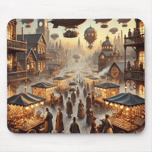 Skyborne Bazaar van Wonderen Muismat (Voorkant)