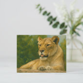 Skybound Grace - Leeuwin op de richel Briefkaart (Staand voorkant)