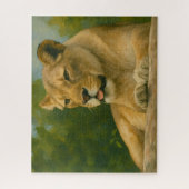 Skybound Grace - Leeuwin op de richel Legpuzzel (Verticaal)