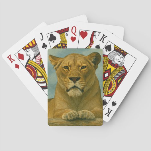 Skybound Grace - Leeuwin op de richel Pokerkaarten (Achterkant)