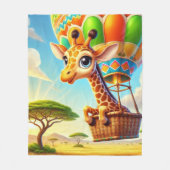 Skybound Safari Fleece Deken (Voorkant)