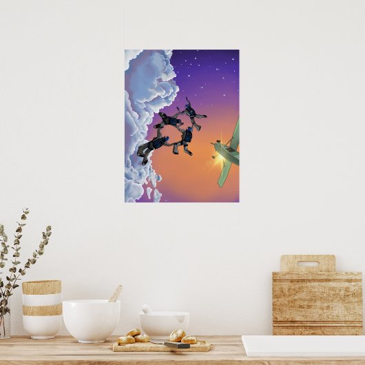 Skybound Serenity Poster (Keuken)