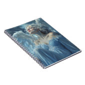 Skybound Silence: Engel van de Middernachtsluier Notitieboek (Rechterzijde)